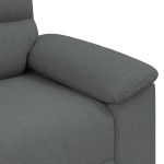 vidaXL Canapea Scaun Gri Inchis 60 cm Tesatura