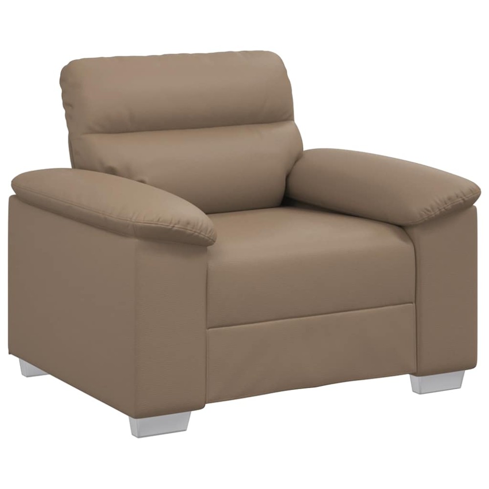 vidaXL Canapea Scaun Cappuccino 60 cm piele artificială