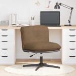 vidaXL Scaun de birou pivotant, gri taupe, material textil vidaXL Scaun de birou pivotant, gri taupe, material textil