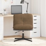 vidaXL Scaun de birou pivotant, gri taupe, material textil vidaXL Scaun de birou pivotant, gri taupe, material textil