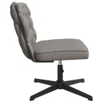 vidaXL Scaun de birou pivotant, gri deschis, material textil vidaXL Scaun de birou pivotant, gri deschis, material textil