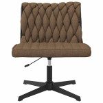 vidaXL Scaun de birou pivotant, gri taupe, material textil vidaXL Scaun de birou pivotant, gri taupe, material textil