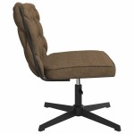 vidaXL Scaun de birou pivotant, gri taupe, material textil vidaXL Scaun de birou pivotant, gri taupe, material textil