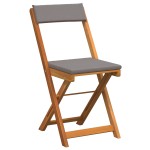 vidaXL Set Bistro de Grădină cu pernă 3 pcs Maro lemn masiv de acacia vidaXL Set Bistro de Grădină cu pernă 3 pcs Maro lemn masiv de acacia
