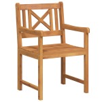 vidaXL Scaun pentru Grădină 2 pcs Maro 56 x 56 x 90 cm vidaXL Scaun pentru Grădină 2 pcs Maro 56 x 56 x 90 cm