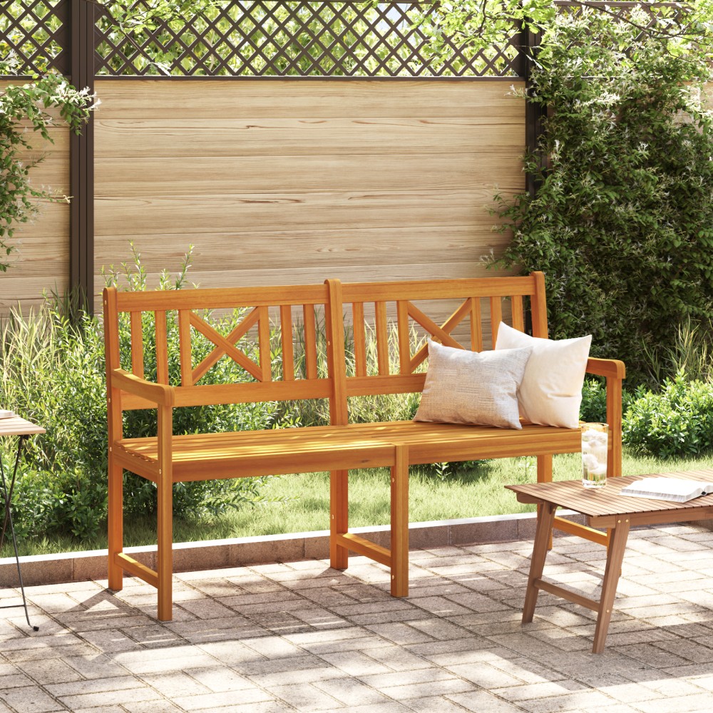 vidaXL Bancă de grădină 150x56x90 cm Lemn de acacia solid