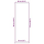 vidaXL Covoraș antracit 60x180 cm vidaXL Covoraș antracit 60x180 cm