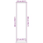 vidaXL Covoraș antracit 115x500 cm vidaXL Covoraș antracit 115x500 cm