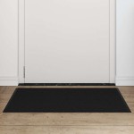 vidaXL Preș negru 60x90 cm