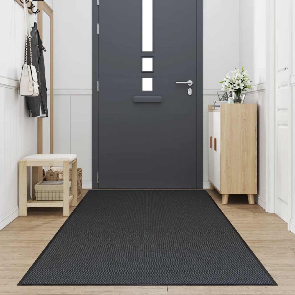 vidaXL Preș negru 115x300 cm