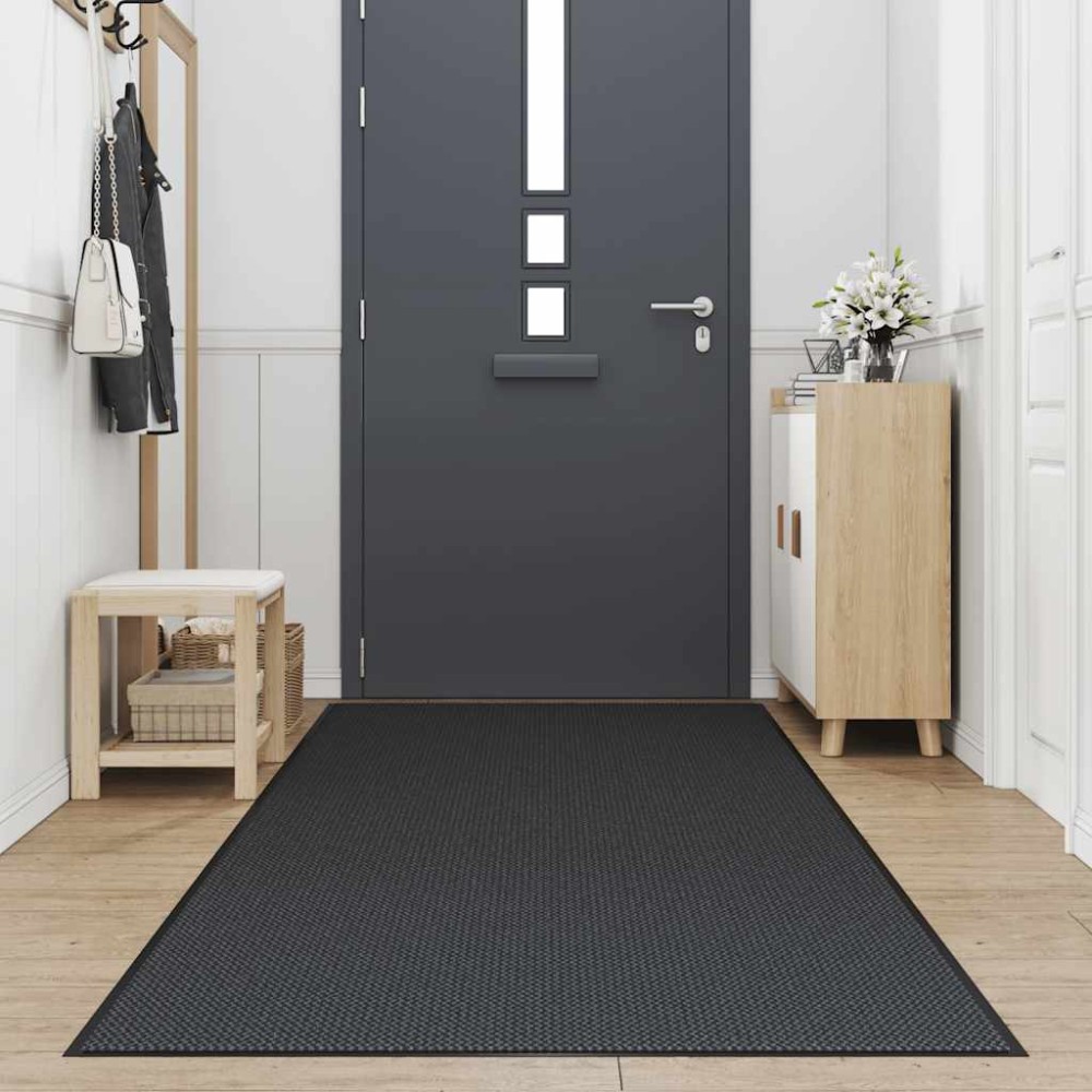 vidaXL Preș negru 115x400 cm