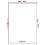 vidaXL Covoraș albastru 60x90 cm vidaXL Covoraș albastru 60x90 cm