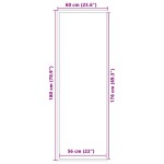vidaXL Covoraș albastru 60x180 cm vidaXL Covoraș albastru 60x180 cm