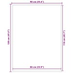 vidaXL Covoraș albastru 90x120 cm vidaXL Covoraș albastru 90x120 cm