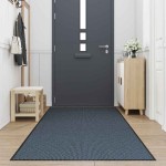 vidaXL Covoraș albastru 115x400 cm vidaXL Covoraș albastru 115x400 cm