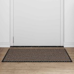 vidaXL Preș maro 60x90 cm