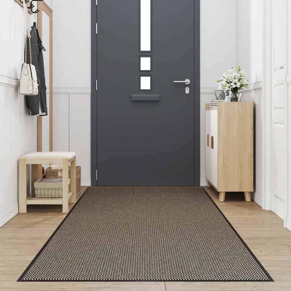 vidaXL Preș maro 115x400 cm
