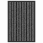 vidaXL Covoraș de intrare Negru și Gri 40 x 60 cm Polipropilenă și PVC