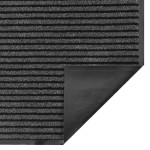 vidaXL Covoraș Dună Neagră și Gri 115x200 cm vidaXL Covoraș Dună Neagră și Gri 115x200 cm