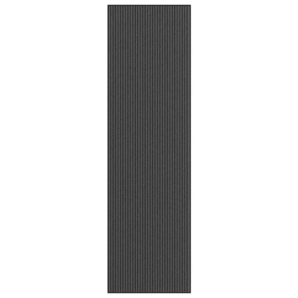 vidaXL Covoraș Dună Neagră și Gri 115x400 cm