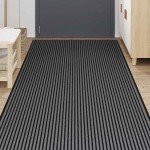 vidaXL Covoraș Dună Neagră și Gri 115x400 cm vidaXL Covoraș Dună Neagră și Gri 115x400 cm