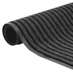 vidaXL Covoraș Dună Neagră și Gri 115x400 cm vidaXL Covoraș Dună Neagră și Gri 115x400 cm