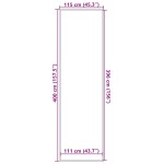 vidaXL Covoraș Dună Neagră și Gri 115x400 cm vidaXL Covoraș Dună Neagră și Gri 115x400 cm