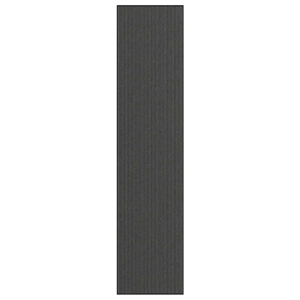 vidaXL Covoraș Dună Neagră și Gri 115x500 cm