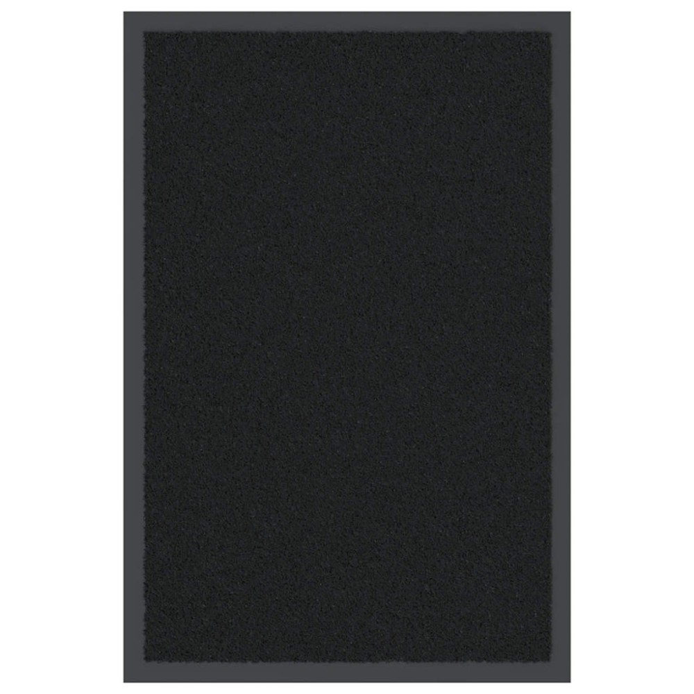 vidaXL Covoraș intrare, negru, 40x60 cm