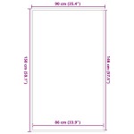 vidaXL Preș negru 90x150 cm vidaXL Preș negru 90x150 cm