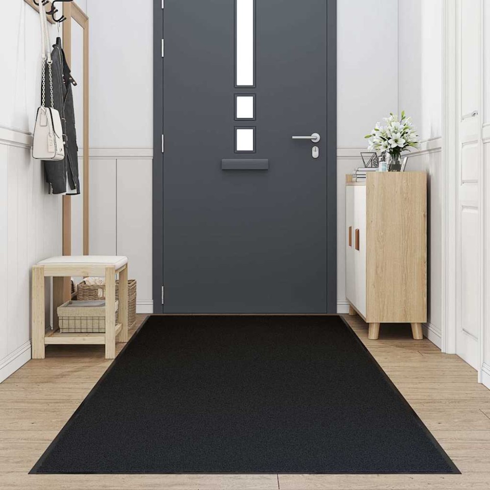 vidaXL Preș negru 115x400 cm