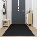 vidaXL Preș negru 115x400 cm