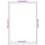 vidaXL Covoraș antracit 60x90 cm vidaXL Covoraș antracit 60x90 cm