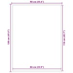 vidaXL Covoraș antracit 90x120 cm vidaXL Covoraș antracit 90x120 cm