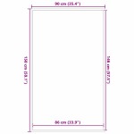 vidaXL Covoraș antracit 90x150 cm vidaXL Covoraș antracit 90x150 cm