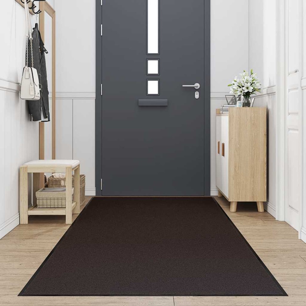 vidaXL Preș maro 115x400 cm