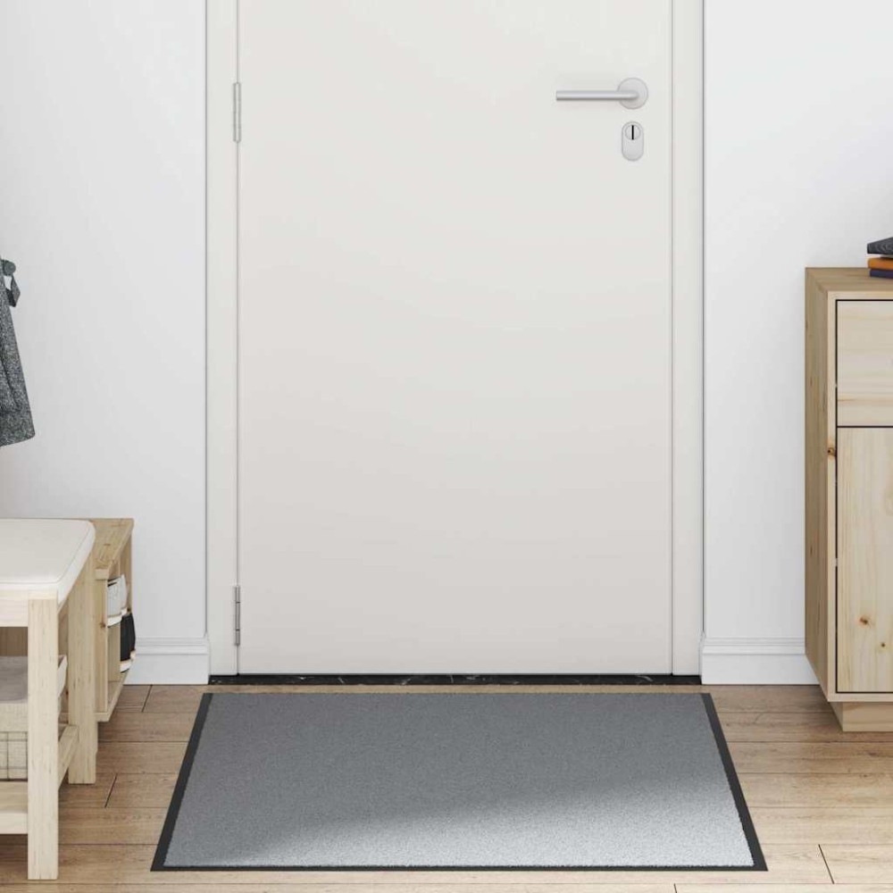 vidaXL Preș gri 90x120 cm