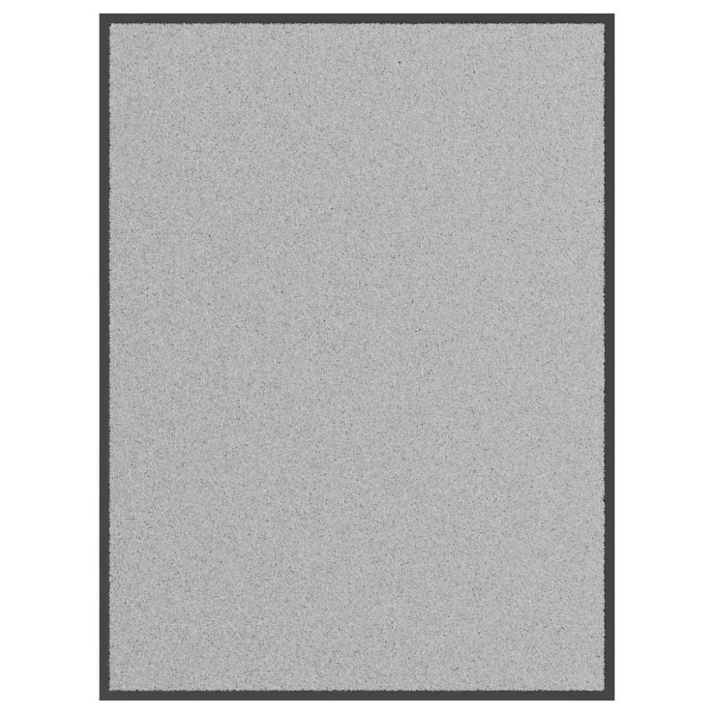 vidaXL Preș gri 90x120 cm