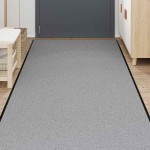 vidaXL Preș gri 115x500 cm