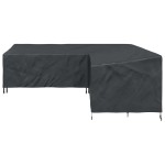 vidaXL Husă pentru mobilă Negru 270 x 270 x 80 cm Textil Oxford 210D