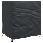 vidaXL Husă pentru mobilă Simplu Negru 116 x 100 x 120 cm 210D