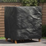 vidaXL Husă pentru mobilă Simplu Negru 116 x 100 x 120 cm 210D