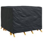 vidaXL Husă pentru mobilă Simplu Negru 135 x 135 x 90 cm țesătură