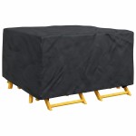 vidaXL Husă pentru mobilă Simplu Negru 150 x 150 x 75 cm 210D