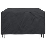 vidaXL Husă pentru mobilă Simplu Negru 150 x 150 x 75 cm 210D