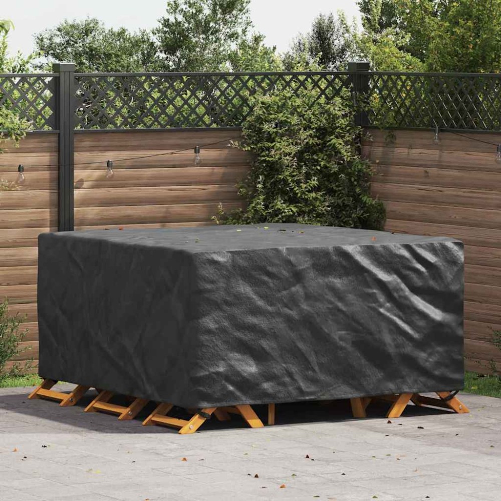 vidaXL Husă pentru mobilă Simplu Negru 180 x 190 x 85 cm 420D