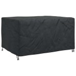 vidaXL Husă pentru mobilă Simplu Negru 180 x 120 x 74 cm 600D