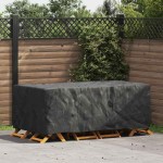 vidaXL Husă pentru mobilă Simplu Negru 200 x 110 x 70 cm 420D