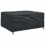 vidaXL Husă pentru mobilă Simplu Negru 200 x 160 x 70 cm 600D