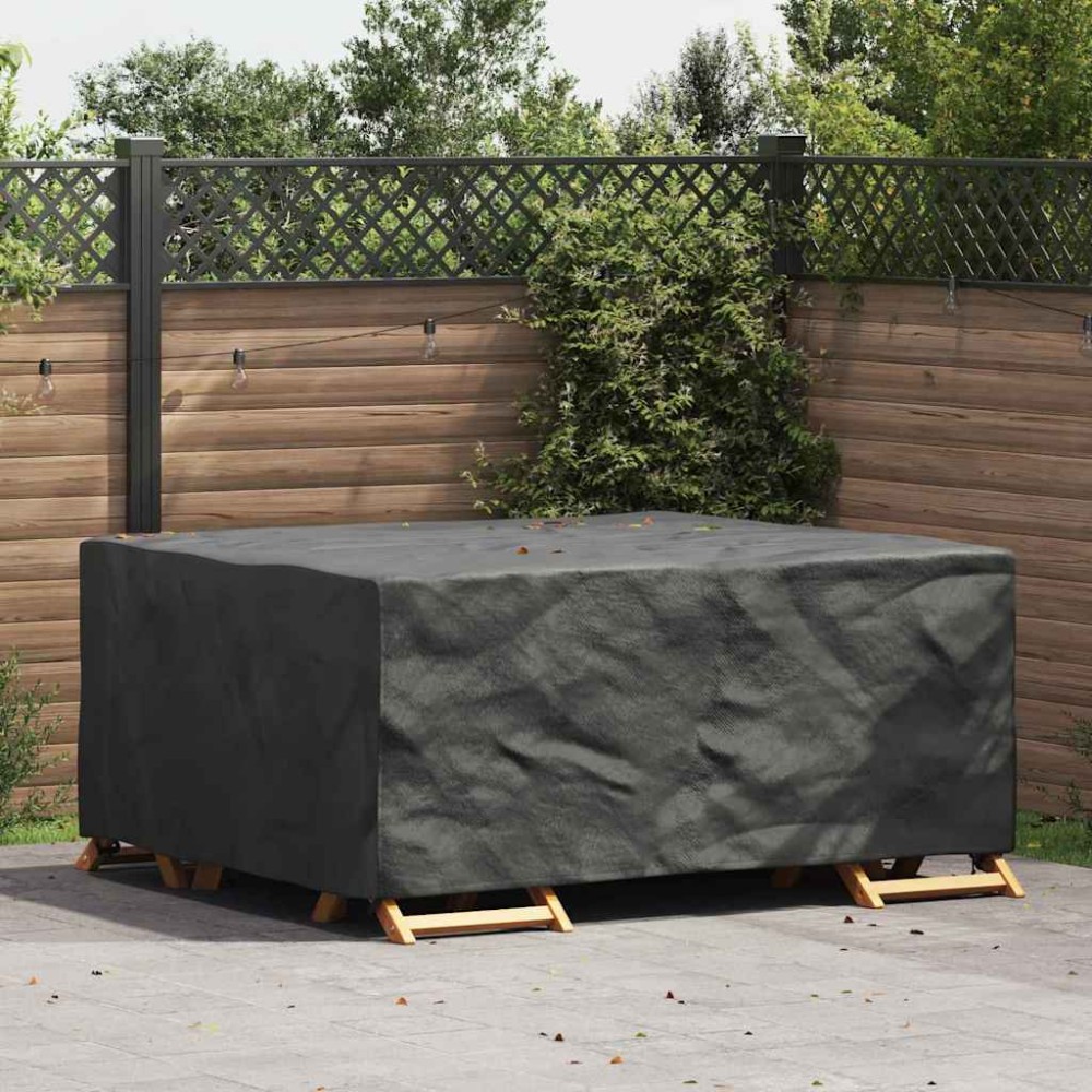 vidaXL Husă pentru mobilier de exterior Negru 200 x 150 x 85 cm 210D